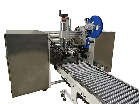 آلة لف ورق السيليكون بدون حشوة أوتوماتيكية بالكاملة (مع خاصية وضع الملصق آلياً)